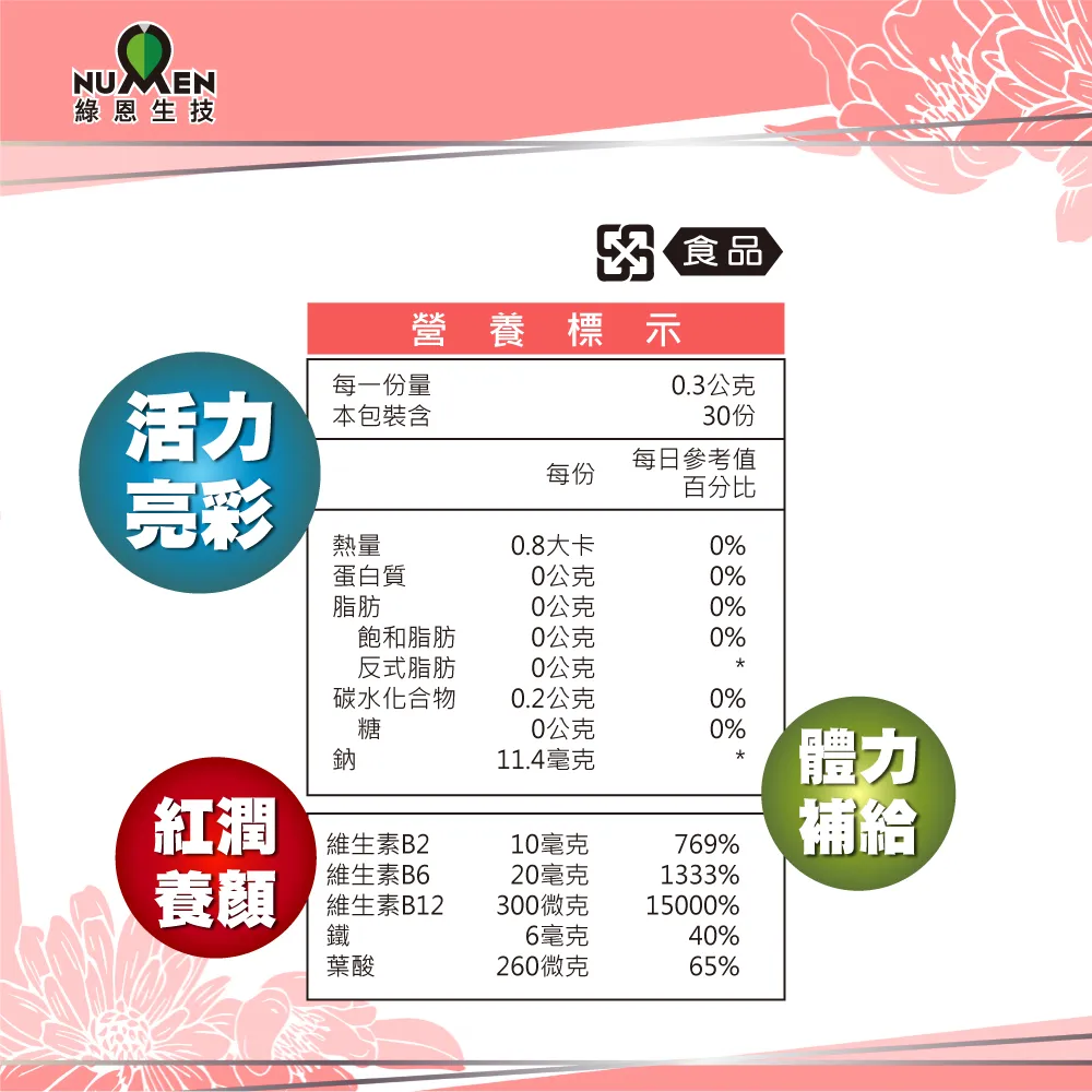 綠恩每日鐵30入