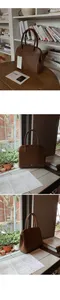 Slowand made－#LENTO. Classic Leather Tote Bag：經典皮革托特包