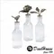 合金瓶塞玻璃裝飾瓶 長/方形 各三款 儲物瓶 玻璃瓶 儲物罐 桌飾