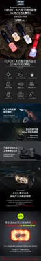 [ CLAYMORE ] HEADY+ R 六段可調式頭燈(紅光/白光) - 黑色｜頭燈 露營燈 釣魚燈 照明燈 登山燈