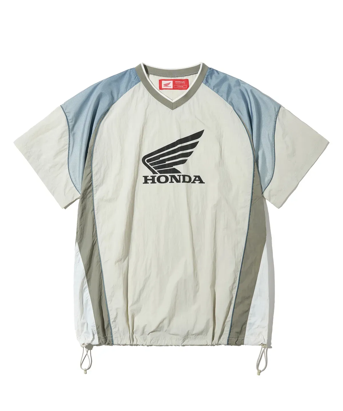 HONDA Speed Track nylon T-shirt 尼龍拼接短袖上衣HFM1SS399S