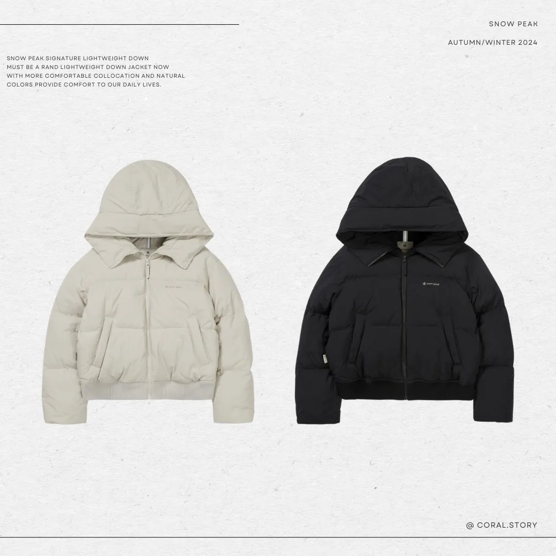 韓国*snow peak■W's Heavy Goose Down Jacket■送料込 韓国*snow peak□W's Heavy Goose Down Jacket□送料込