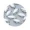 Nail Labo 尖橢圓銅片-銀(3-1mm)50P