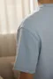 NIHOW made 布。完美短袖重磅TEE(霧霾藍)