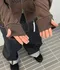 【26FW】韓國 排版文字雙拉鍊帽外套(3色)