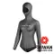 ———Aropec———3mm 100%全超彈女款兩件式 自由潛水防寒衣-上衣