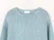LINENNE－heve loose knit (4color)：廓形捲邊針織衫