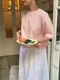 LINENNE－(M) sunday market tee (2color)：寬鬆男女版型/品牌自訂款