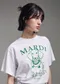 MARDI MERCREDI TSHIRT SWING THE TAIL DDANJI PEARL NECKLACE 珍珠項鍊 臘腸狗 短袖