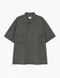 【25SS】Covernat 經典工裝口袋短袖襯衫(深灰)