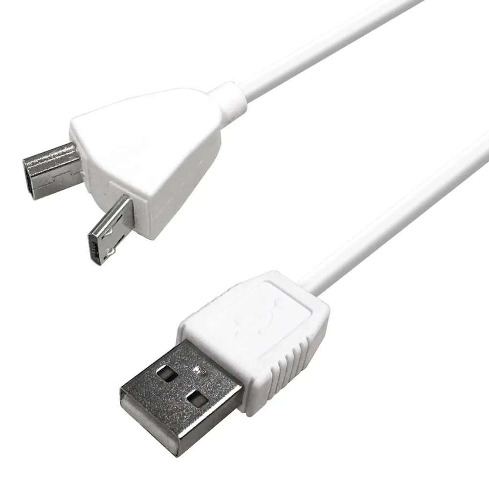 Archgon USB2.0 Micro B+ Mini B to USB A Two-in-one OTG computer cable