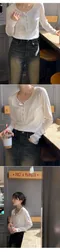 98doci made－按扣圓領長袖T：4 color