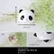 A1455-1 可愛熊貓臉金屬配件 1入  (Panda Décor)