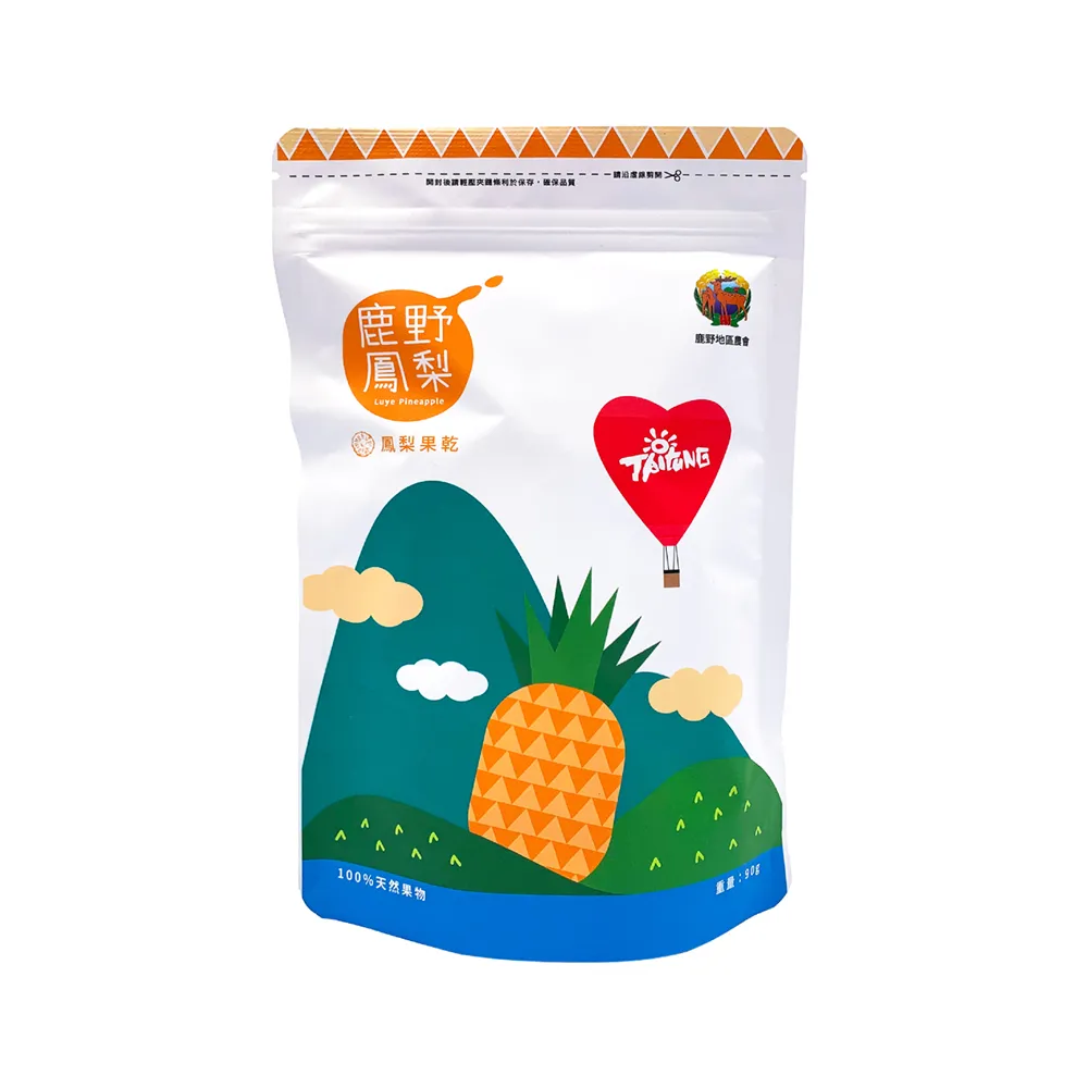 ⟡鹿野地區農會⟡鳳梨乾(90g/包)