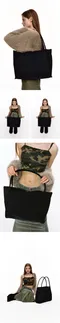 韓國設計師品牌Yeomim－padded dapper bag (black)