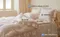 韓製寢具MAATILA－Hotel france荷葉皺褶無塵棉被組：浪漫玫瑰