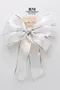 條紋銀色蝴蝶結(W787W-11/Striped Silver Butterfly Bow) ｜手作｜布置｜裝飾｜緞帶用途