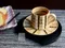 黃瀨戶咖啡杯皿組-日本製