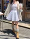 LINENNE－netting loose hoody zip up (ivory)：網狀寬鬆連帽外套
