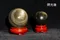 超光雙金眼金沙黑曜球5cm / 6cm (含底座)