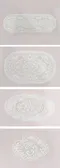 古典玫瑰紗網刺繡蕾絲桌墊 Rhea- 淺粉藍象牙米(豪華版12件組)