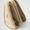 PRADA 三角型羊毛迷你手拿包 Triangular shearling and Saffiano leather mini-pouch(預購)