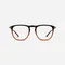 【NOOZ】時尚造型老花眼鏡－鏡腳便攜款（矩形－雙色漸變/玳瑁棕色）