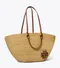 TORY BURCH ELLA STRAW BASKET TOTE