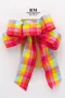 彩虹步道蝴蝶結(PF164-2/Rainbow Pathway Butterfly Bow) ｜手作｜布置｜彩色｜緞帶用途