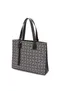 LOEWE Buckle Horizontal tote in Anagram jacquard and calfskin