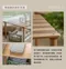 [ Outdoorliving ] 木工楯接式方桌-雙色-Table Square｜完美手作、質感傢俱、居家、戶外、露營、野餐