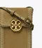 TORY BURCH MILLER SUEDE STITCHED PHONE CROSSBODY