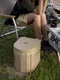 [ Mobi Garden ]  戶外折疊馬桶-黑色/沙色 │ 兩色/兩款式 耐重100kg 戶外馬桶 戶外 露營 可當垃圾桶 (附收納袋)