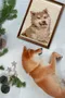 <預購商品>〈榮獲台中好禮標章〉動物系列-緞帶畫/造型時尚藝術畫/緞帶拼圖/工研院職能手作得獎/緞帶拼圖畫 (A3)