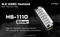 HS-1110 M.2 2280 Heatsink with thermal pads