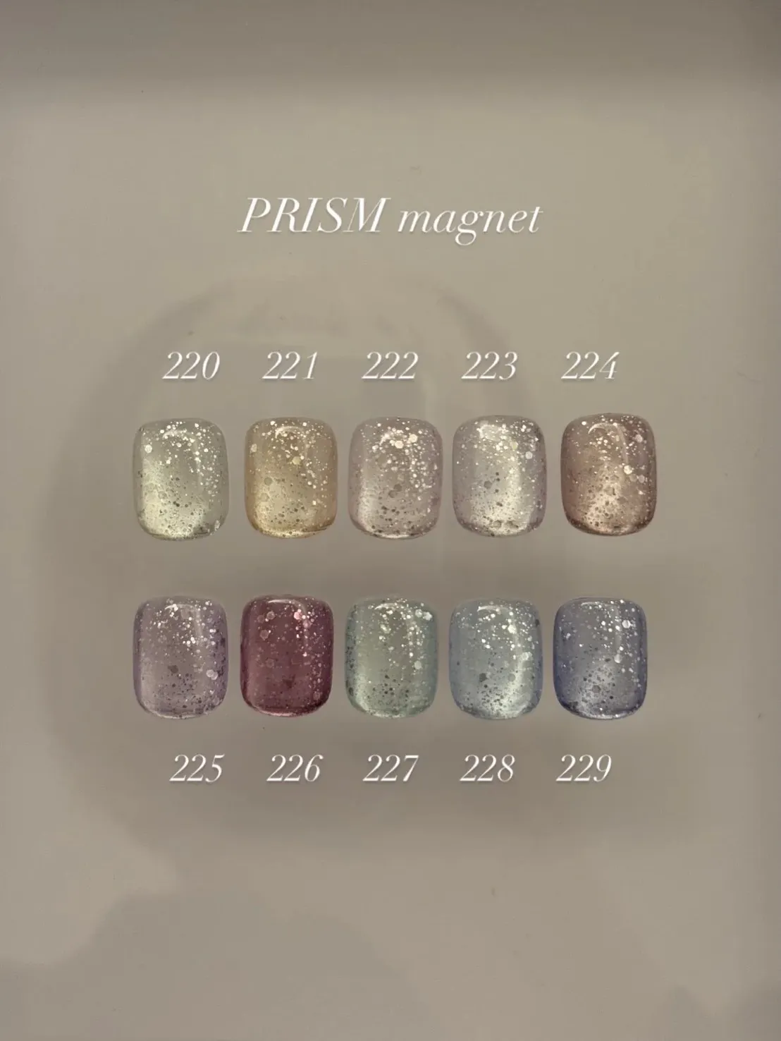 enoi 貓眼凝膠Prism magnet 單品MG220-MG229