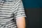【 現貨 】Tommy Hilfiger 小國旗logo 條紋短tee #成人版