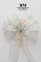 透亮金銀蝴蝶結(PF95W/Translucent Gold-Silver Butterfly Bow) ｜手作｜布置｜銀色｜緞帶用途