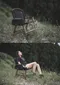 【OWL CAMP】居合椅 - 胡桃木黑色(標準版、加寬版) Foldable and Detachable Wooden Chair - Walnut Wood Black Color (Standard Version, Wide Version)