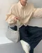 LINENNE －string cotton jumper (3color) 抽繩設計防風外套