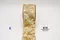 <絕版品出清>金色聖誕拷克緞帶系列-63MM(2-1/2英吋寬、含鐵絲)/印刷系列/金色/聖誕/亞麻色/英文字