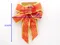 金紅綠意蝴蝶結 (W918G/Red-Gold-Green Butterfly Bow) ｜手作｜布置｜新年｜緞帶用途