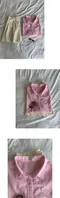 LINENNE－seersucker over half shirt (pale pink)：粉色泡泡紗短袖襯衫