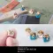A1562 粉嫩金屬立體小禮物盒金屬配件 2入/組  (Gift Box Décor)｜3D預覽