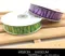 PR3658 色彩斑馬條紋羅紋帶 16MM  (PR3658 ZEBRA SPOTTED GROSGRAIN RIBBON 16MM )