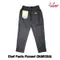 COOKMAN Chef Pants Flannel Charcoal 231-13817