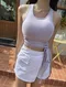✈波塞楓妮的告白-韓國白色短褲裙