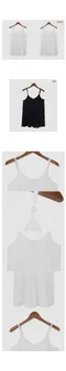어리틀빗A little b－firuna sleeveless blouse (2color)：壓褶細肩吊帶上衣