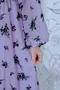 植絨剪影 荷葉皺摺楊柳紗洋裝_(2色:紫)