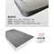 [ 逗點Comma ] TPU 3D高密度記憶泡棉睡墊雙人L號｜灰色  床墊 泡棉墊 睡墊 充氣床  早點名獨家販售